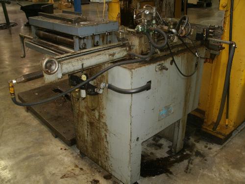 Stock Straightener, S/N.88567 (1988); .18” x 18” Wide Capacity with 3 Over 4 Roll Straightener