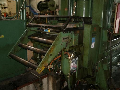 2" x 26" Wide Capacity.
Minster 30-26-7 Straightener, S/N. 13-50133; .312" x 26" Wide Capacity, 7