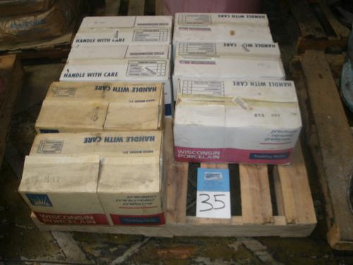 onsin Porcelain Company 10080 C 5/16 30 DEG Tumbling Media, 2 Boxes of C3/16 Tumbling Media