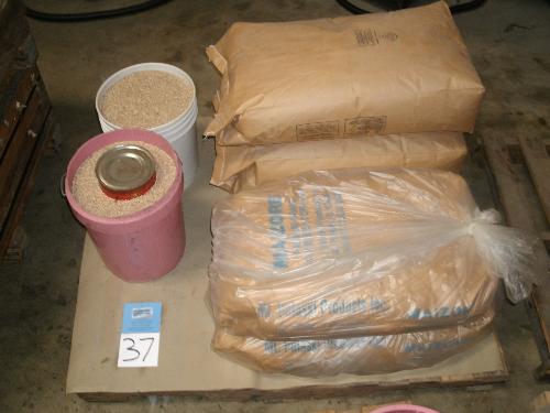 n Jugs of Processed Corn Cob Tumbling Media