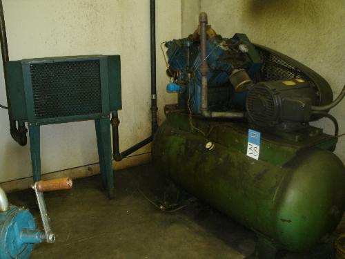e Air Compressor, S/N. 103039-1, Mounted On Horizontal Receicing Tank, with Ultra-Air Air Dryer