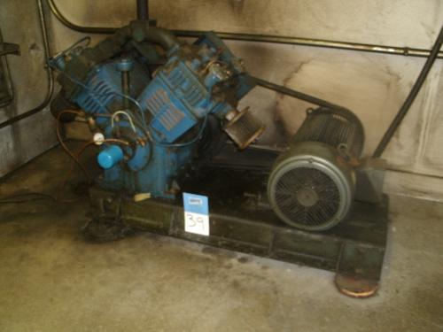 Compressor, S/N. 6086507, with Vertical Air Receiving Tank