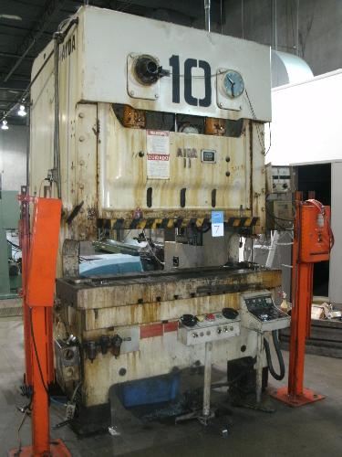 ouble Crank Gap Frame Mechanical Punch Press, SN-10511-1055, 4.33" Stroke, 3.5" Adjustment, 13.7"