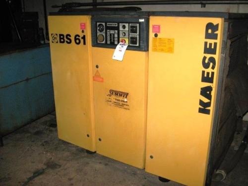 S61 AIR COMPRESSOR, AIR DRYER $ 240 GAL. CAP. RECEIVING TANK