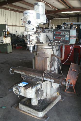 0 RPM, Accu-Rite III DRO, 9" x 42" Table