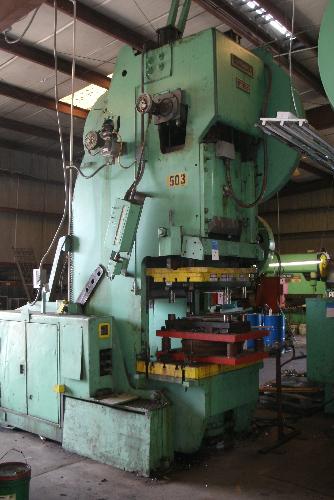 693942-Z, 12" Stroke, 40 SPM, 26" Shut Height, Bed 50" L-R, 30" F-B, 5" Stoke of Cushion