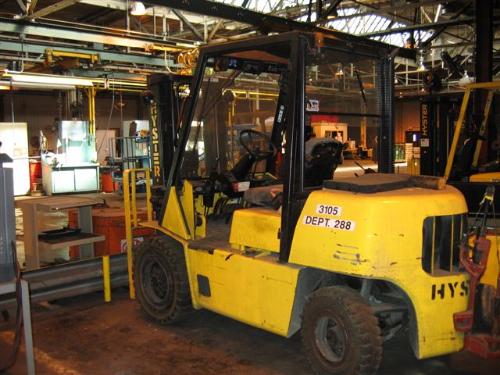 5D-04512R; 7,000 lb. Diesel, 2-Stage Mast, 42" Forks, Full Cab w/ Heater, 1,579 Hours As Of 3/10/