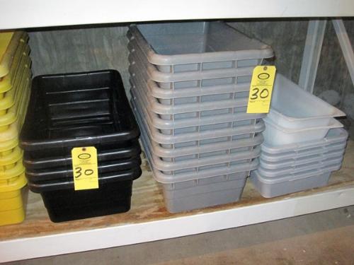 stic Totes & (7) Misc. Plastic Totes  Click for Photo
