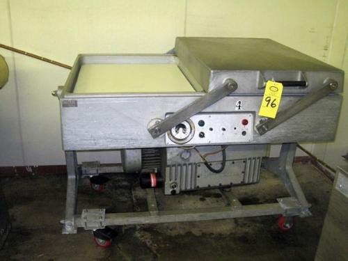 Machine, 24" seal bars, 8" deep, Ser. #534, Busch RA0160 Vacuum Pump, Ser. #5324  Click for Photo