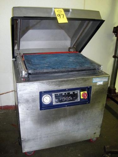 seal bars, 8" draw, vacuum pump  Click for Photo