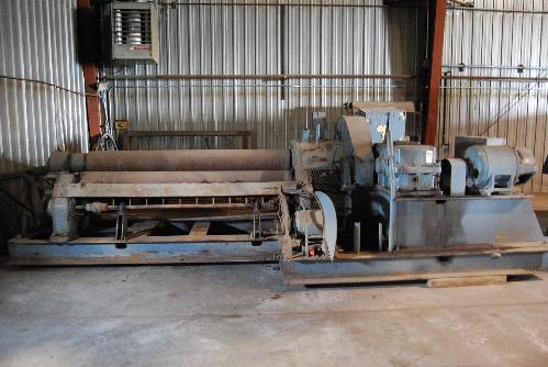 ing Roll, S/N. 6063; 8’ 2” x 3/4" Capacity, 20 HP Motor,http://www.youtube.com/watch?v=Oxp-