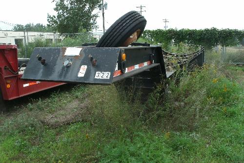 on system for pole trailer, 124"-132" 3 Axel Tank Trailer, S/N. 5129801LGET324