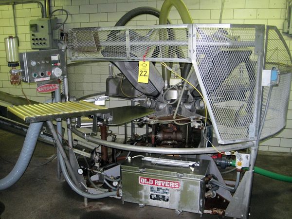 cuum Packager, 4 chambers, w/25" roller infeed/out feed conveyors & blow-offn no vacuum pump,