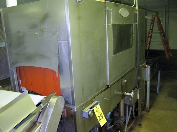 8" W X 66" L, 10" H opening w/s.s. pack-off table, Rigging Quote by TSR: $400.00