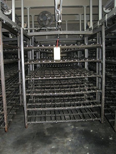 trolley, 6 shelves, 7" between shelves, Rigging Quote by TSR: $50.00 each