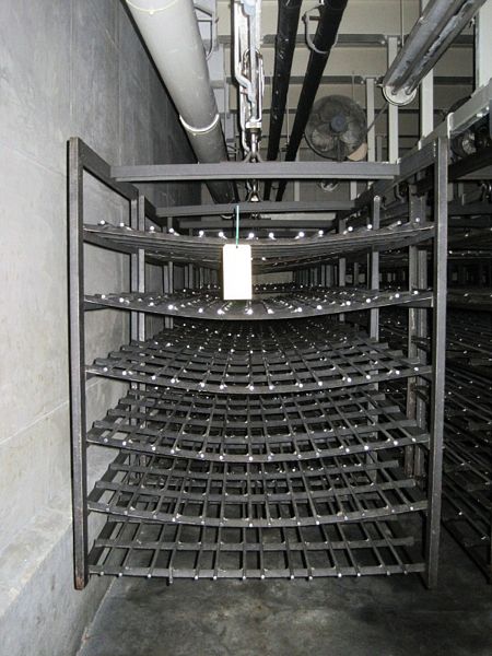 trolley, 6 shelves, 7" between shelves, Rigging Quote by TSR: $50.00