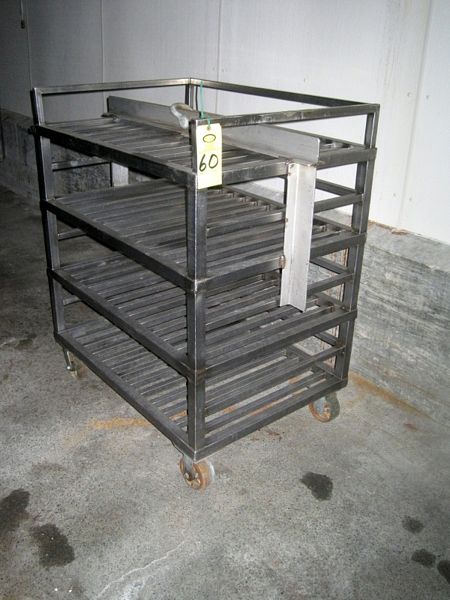 L w/hanger & handle; (5) Assorted S.S. Drums; S.S. Table, 24" W X 36" L X36" H w/10" side splash;