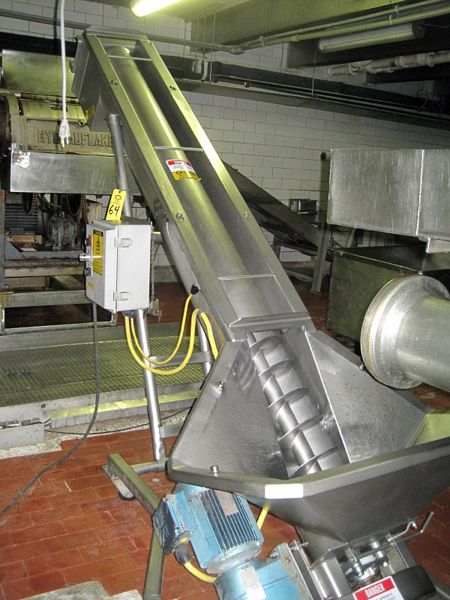 223, 4" diam. X 8' L screw, 3 h.p., on wheels, s.s. guard, 6' discharge, Rigging Quote by TSR: $