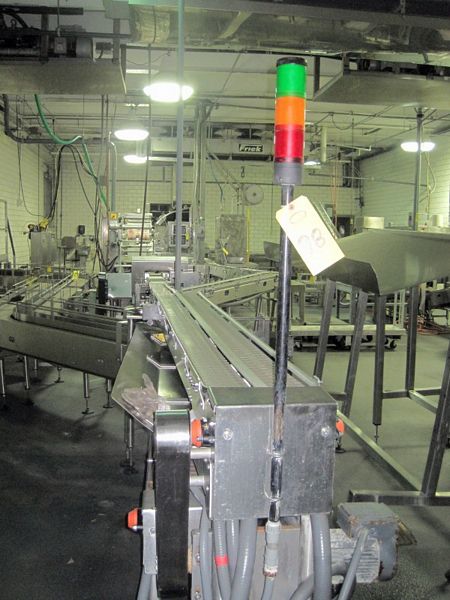 15' L, from metal detector, U-turn return conveyor, 4" W X 44' L, 8' to right turn, 7' to left turn,