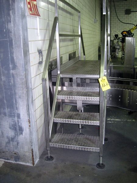27" W X 68" L platform w/s.s. handrails, Rigging Quote by TSR: $200.00