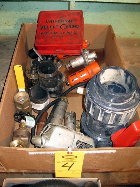 s ball valves, o-ring set, air separators/filters & rubber couplings