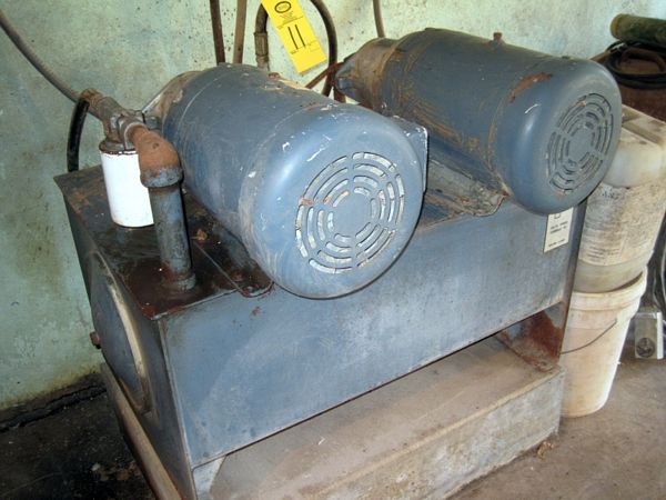 2 h.p. Baldor motors & pumps