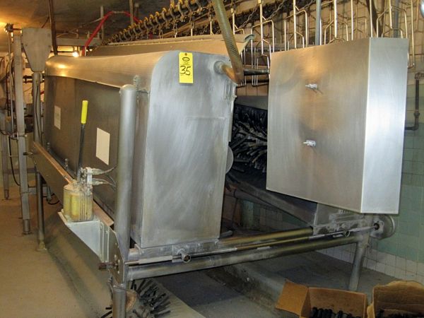 90" W X 11' L, 12" pickers, Ser. #A265, mfg. 02/87, 230/460 volts, 3 phase, w/new spare motor, spare
