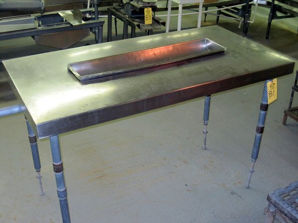 orting pan, mild steel legs