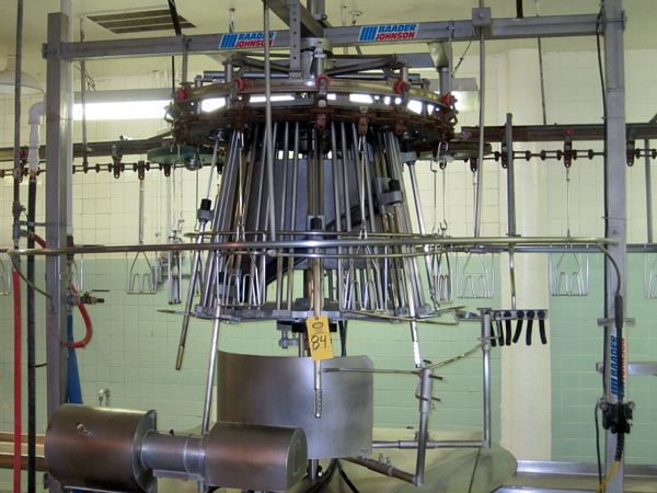 . #234, mfg. 4/01, set up for 8 heads, capable of 24 heads