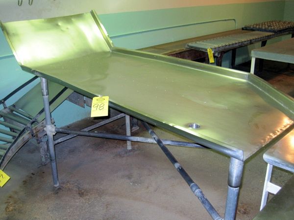 9" H, mild steel legs