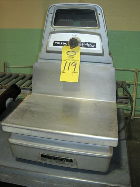 2" W X 16" L s.s. top, Ser. #120043