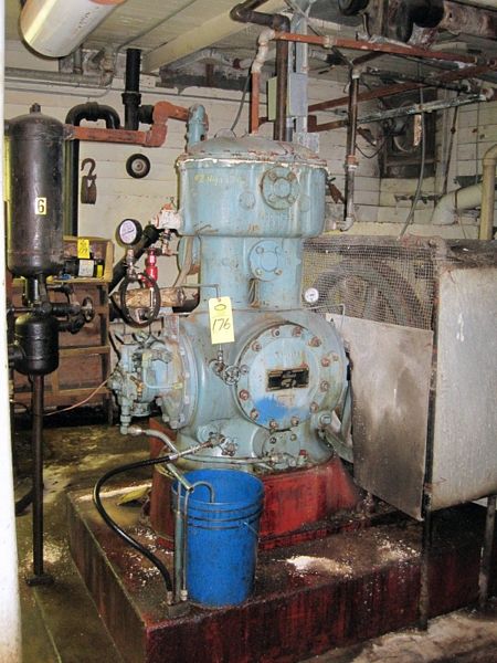 Ser. #AD72016, w/20 h.p., 3 phase Baldor motor, 8" X 24" accumulation tank