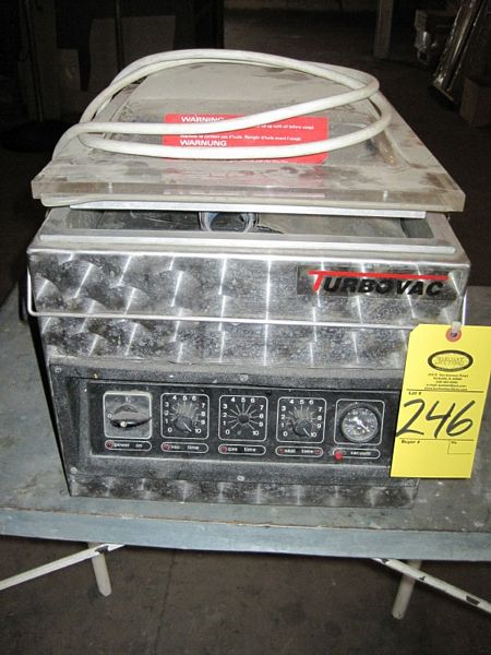 0083923, 3" draw, 12" seal bar, 15" L, (2) filler plates,  w/table