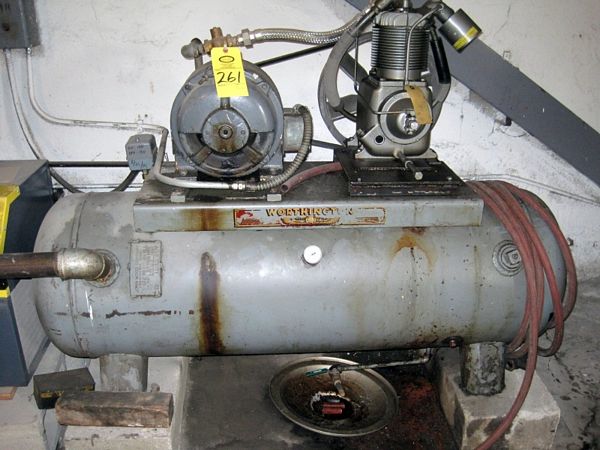 .p., 3 phase Reliance motor, National Board #143482, 100 gal. tank