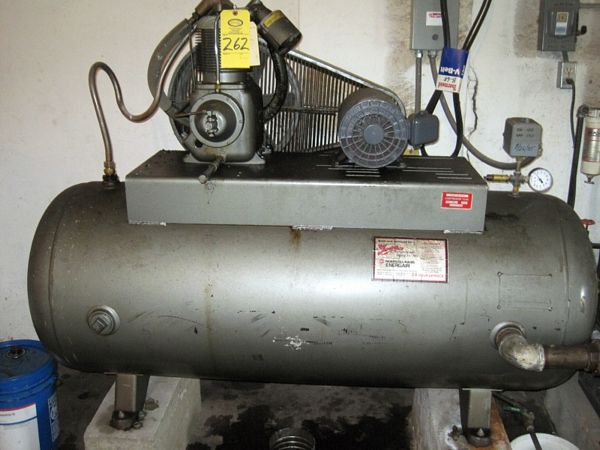 5 h.p., 3 phase Dayton motor, 120 gal. tank, National Board #149117