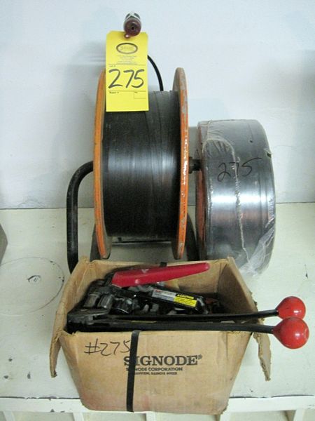 new roll 1/2" W plastic strapping