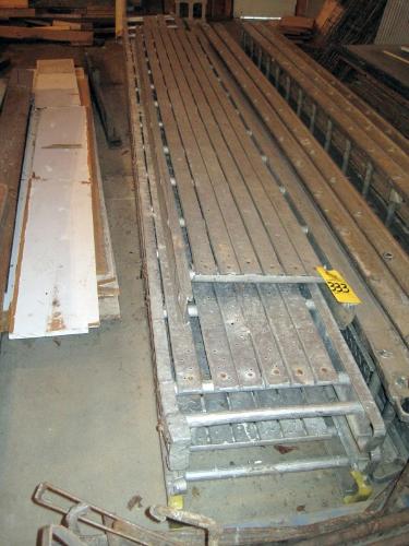 W X 16 ft. & (1) Section Aluminum Scaffolding, 20" W X 12 ft. L