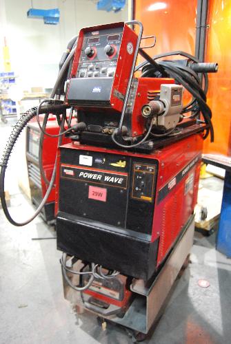 Welder. S/N. U1990603771; W/ Lincoln Power Feed Feeder & Lincoln MAGNUM System Monitor. Welder is