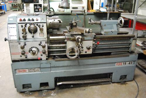 1-85012439; 16" Swing; 40" Between Centers; 750 RPM Max. Spindle Speed; Aloris Tool Post; 8"-3 Jaw