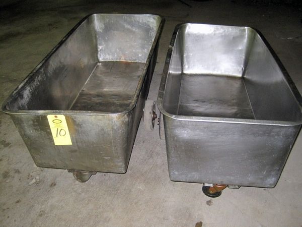 X 16” D, on wheels