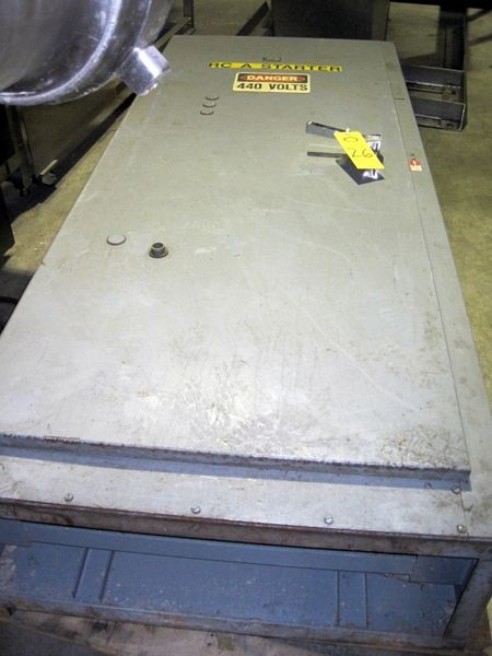 30, Type SGG2, Series C, 250 h.p., 460 volts, 60 hertz, Ser. #3432-85-81, ES. Panel measures 36” W X