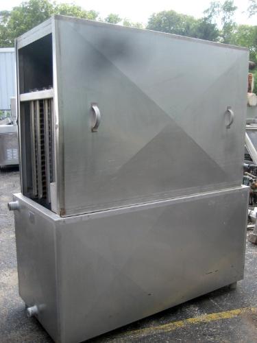 Chiller, 4 plates, each measures 30" W X 6' L, s.s. reservoir, Ser. #9383-P