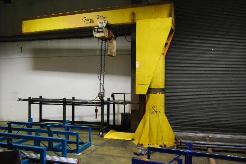 ing 3 Ton Hoist, 12' Arm Length