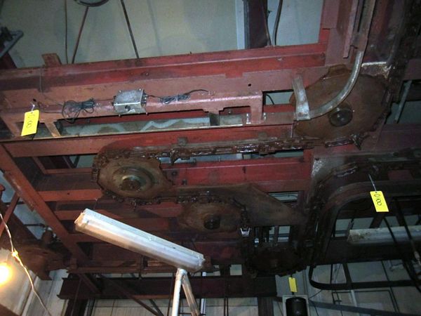 . 110' of Rail & Rail Chain, GSE Mdl. 60 Digital Readout for Inline Scale, (11) Sprockets, Drive