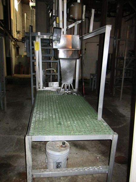 " tall chemgrate top,  S.S. Sink w/foot pedal activation, Soap Dispenser, & Hand Towel Dispenser