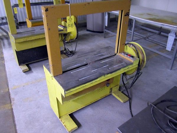 24" H work area, 3/8" plastic strap