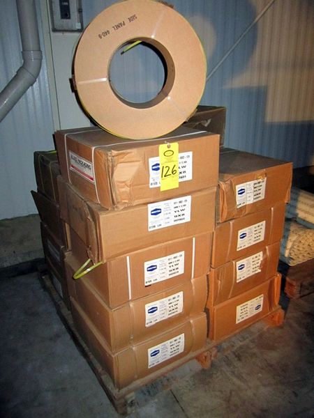 29 Plastic Strapping, 9 mm (3/8" W) X 12, 900 m 9 X 8 core yellow color