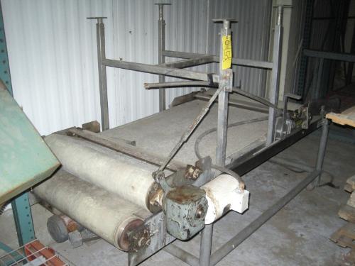 rene belt & S.S. Frame Conveyor, 29 1/2" W X 8' L neoprene belt
