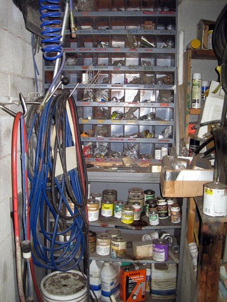 Nuts, Bolts, Hydraulic Jack, Sledge Hammer, Hand Tools, Saws, Hose, Gear Puller, Hand Towel