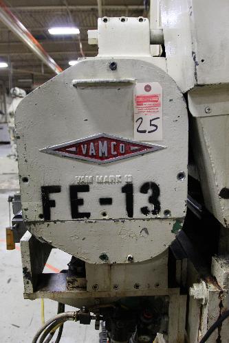 ; 13" Max Material Width; .250" Max Material Thickness; 36" Max Feed Length; 2,400" Feed Rate Per
